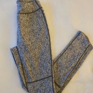 Gymshark Fleur Texture Leggings - Grey